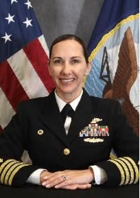 Capt. Virgina H. Damin, NC, USN headshot